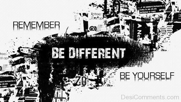 Remember Be Diffrent Be Yourself-Dc34