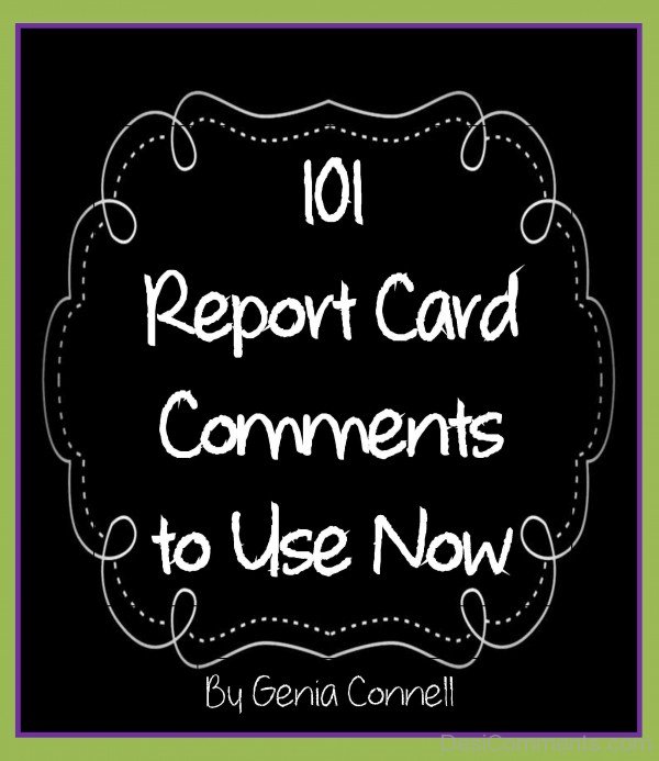 Report Card Comments