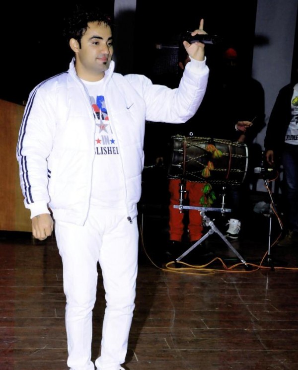 Resham Singh Anmol In White Dress