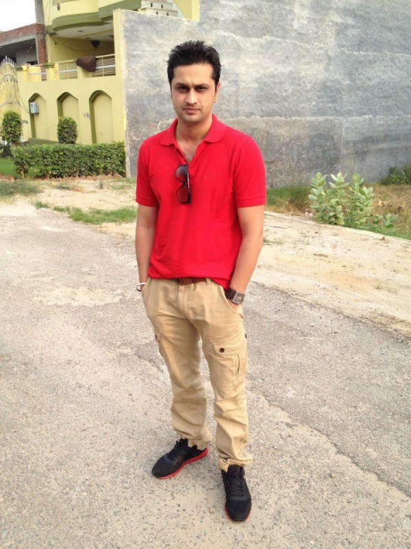 Roshan prince Wearing Red T-Shirt
