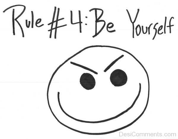 Rule 4 Be Yourself-DC0075
