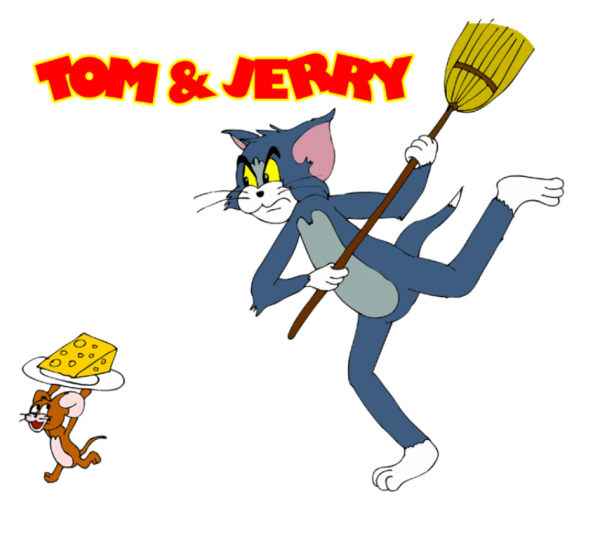 Running Image Of Jerry And Tom