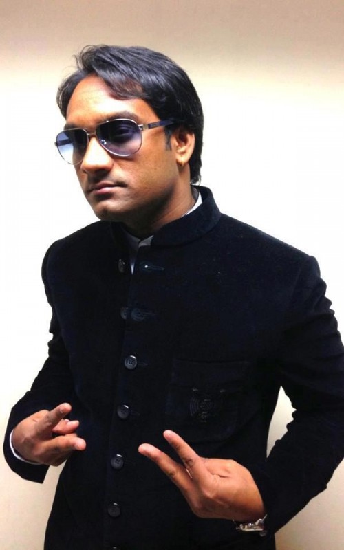 Saleem Looking Dashing In Black Dress