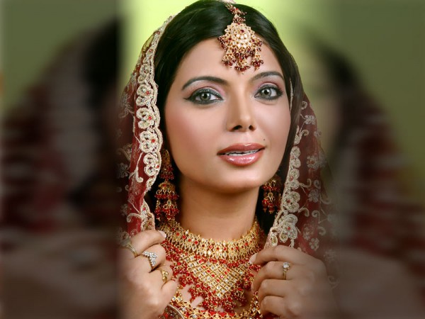 Satinder Satti In Bridal Dress