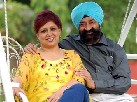 Savita Bhatti With Jaspal Bhatti