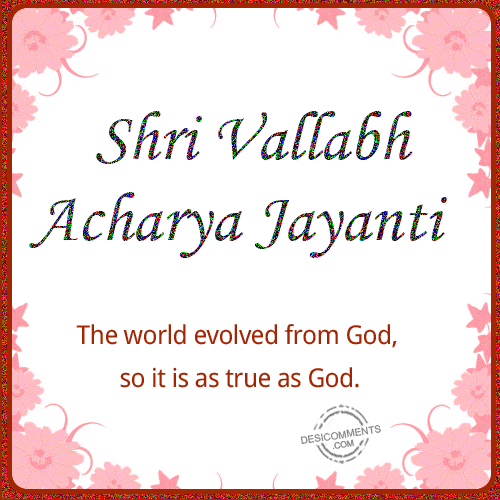 Shri Vallabh Acharya Jayanti