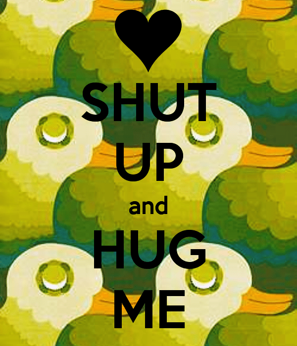 Shut Up And Hug Me