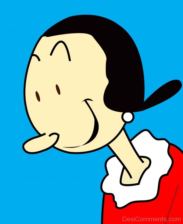 Side Image Of Olive Oyl