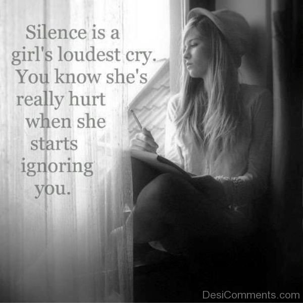 Silence Is A Girl’s Loudest Cry