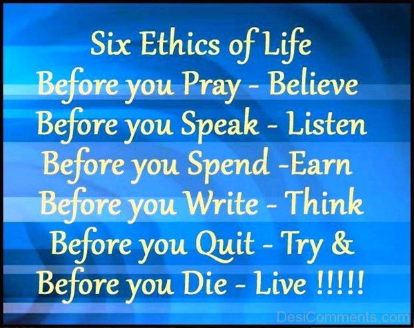 Six ethics of life-dc018095