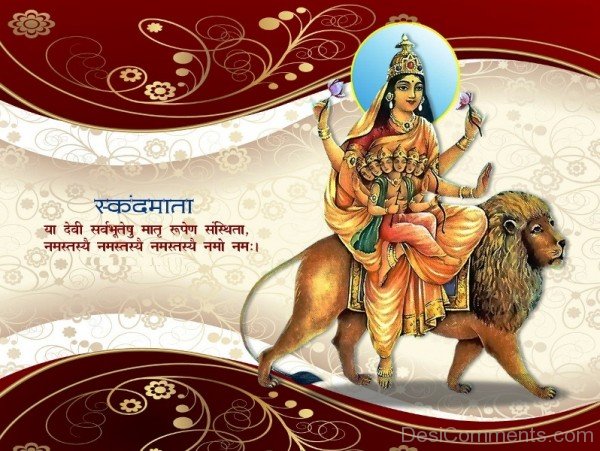 Skandamata Maa – Happy Navratri Picture