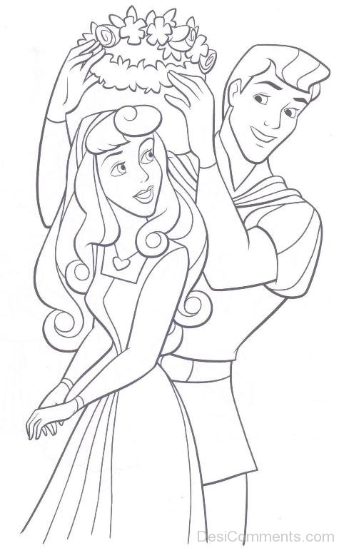 Disney's Sleeping Beauty Coloring Page | Princess Aurora | Glitter Art | Disney  Princess Glitter Art - YouTube