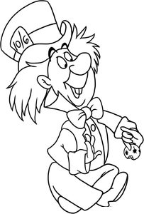 Sketch Of Mad Hatter