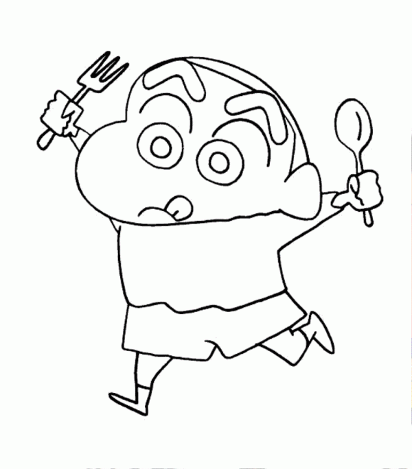 Sketch Of Shin Chan