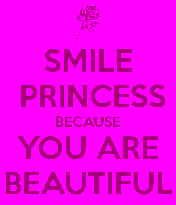 Smile Princess Because You Are Beautiful-ybe2041DC016