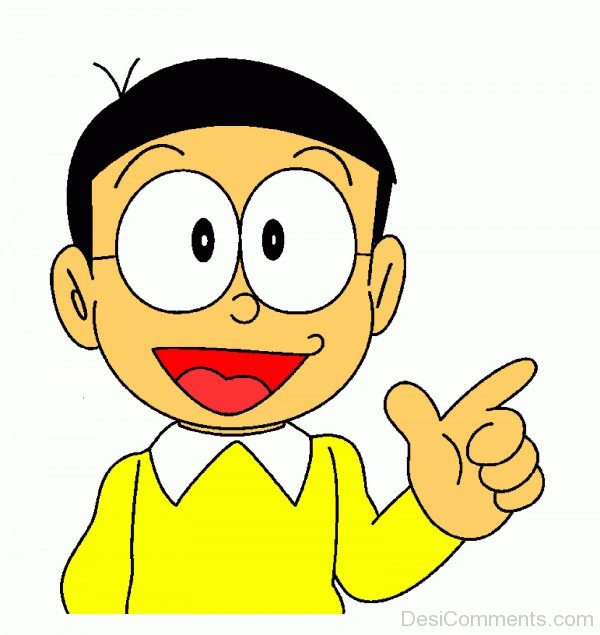 Smiling Picture Of Nobita