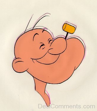 Smiley Face Of Popeye