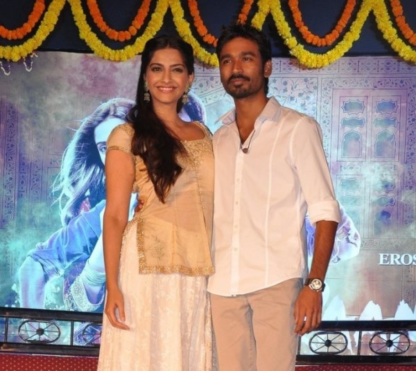 Sonam And Dhanush In The Promotion Of Ranjhana Movie