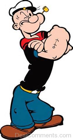 Standing Pose Of Popeye