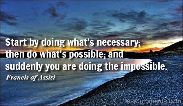 Start By Doing What's Necessary-DC0F220