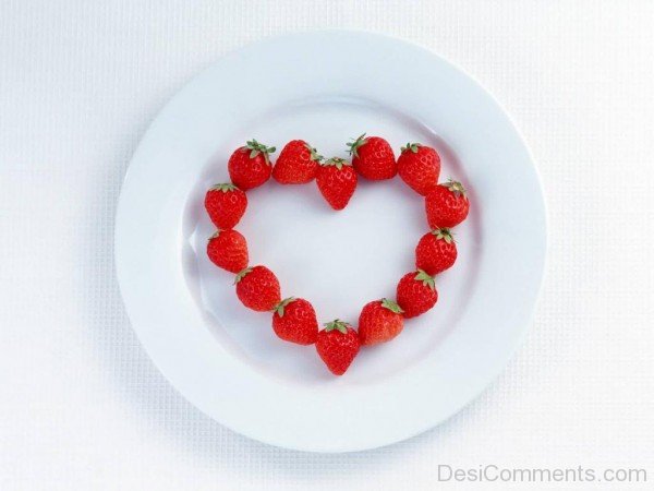 Strawberry Heart Picture