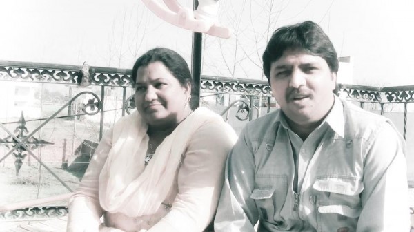 Sudesh Kumari  With Husband