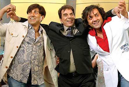 Sunny Deol, Dharmendra Deol,Bobby Deol