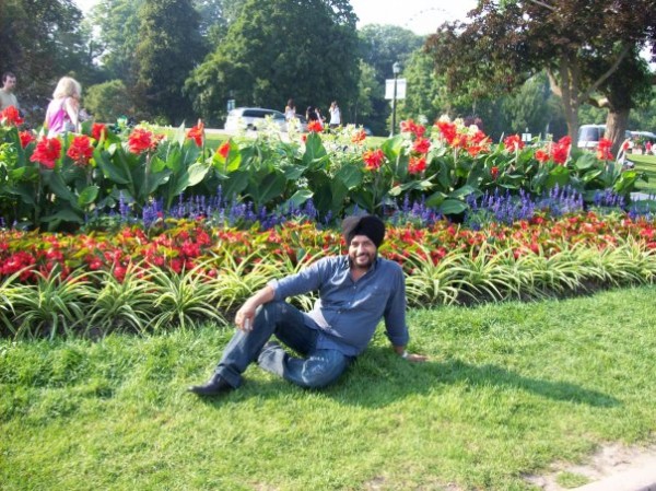 Surinder Laddi Giving A Pose