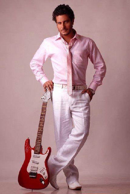 Surjit Khan With Guitar