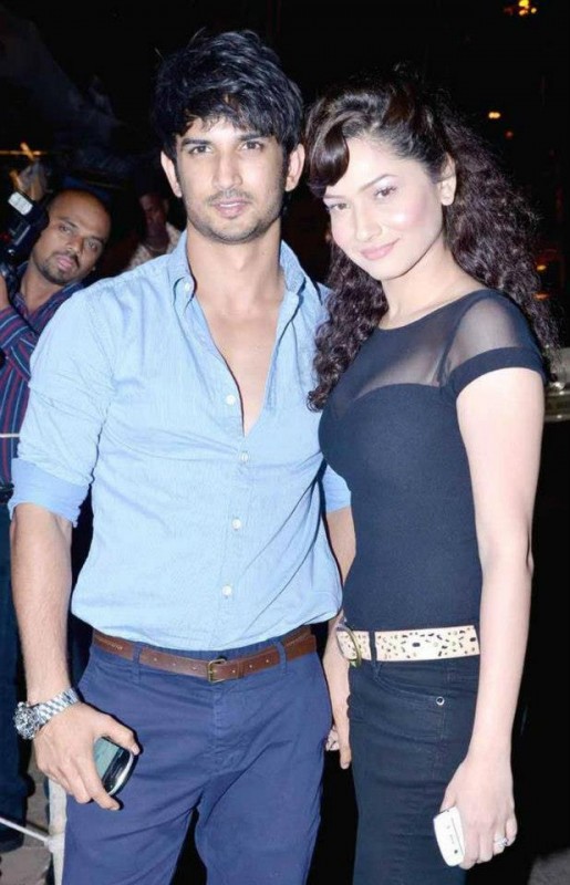 Sushant Singh Rajput with Ankita Lokhande