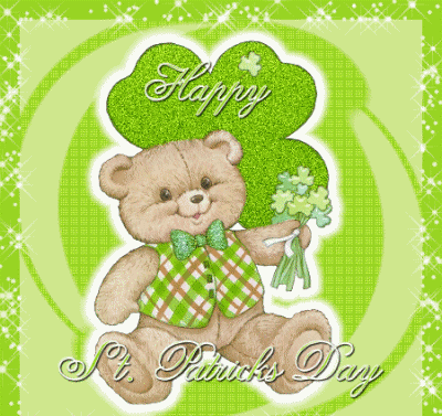 Sweet Teddy Wishes You St Patricks Day