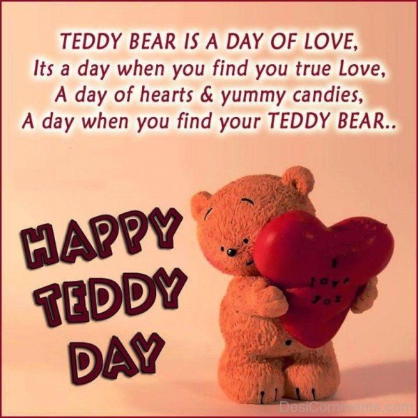 Teddy Bear Is A Day Of Love