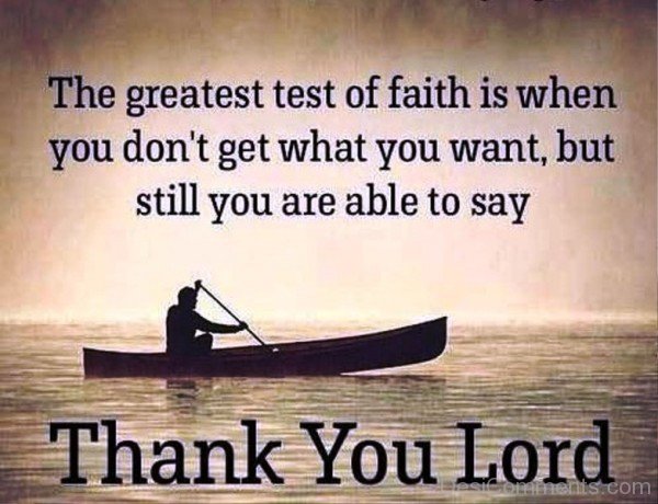 Thanks You Lord