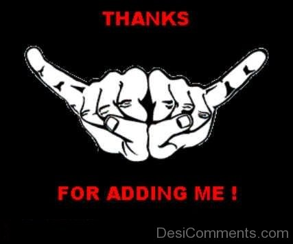 Thanks for Adding Me – Hands