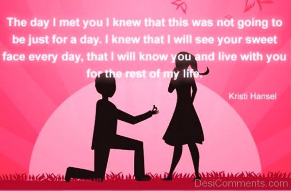 The Day I Met You