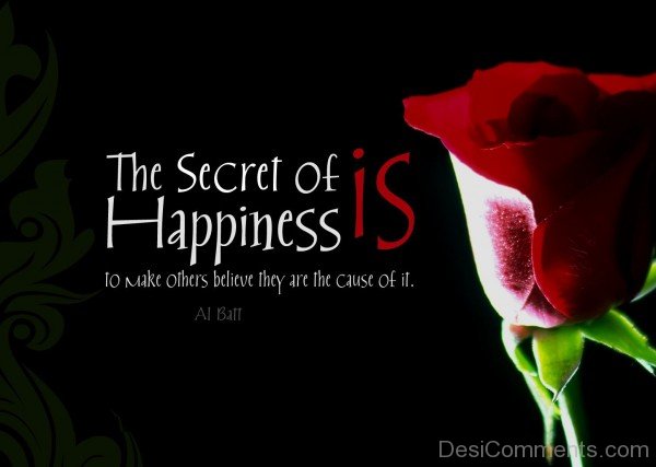 The Secret of Happiness