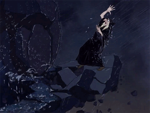 The Witch Falling Animated Picture