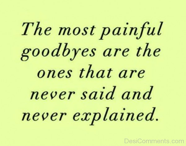 The most painful good bye-DC60