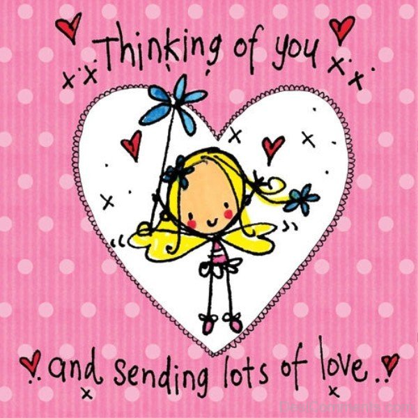 Thinking Of You And Sending Lots Of Love-twq135desi28