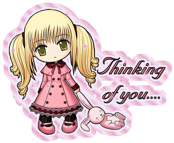 Thinking Of You Doll Glitter Image