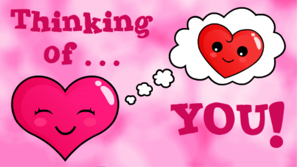 Thinking Of You Hearts Picture