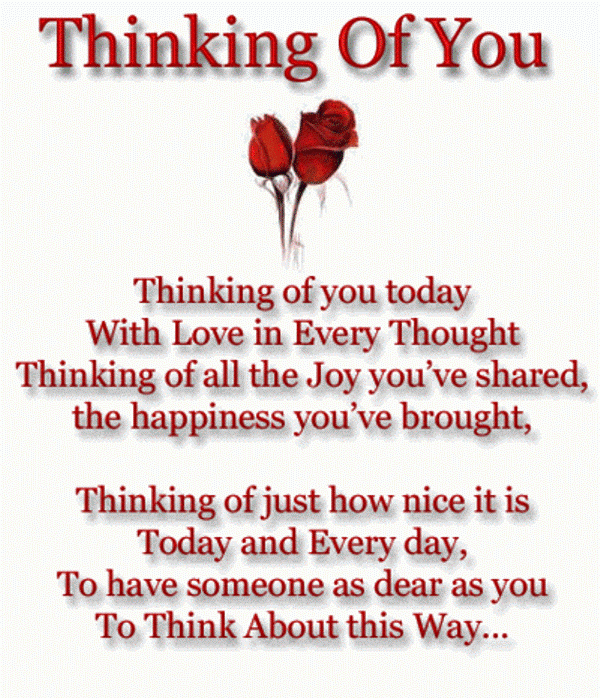 Thinking Of You Today With Love
