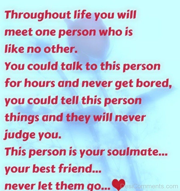 This person is your soulmate your best friend-DC087