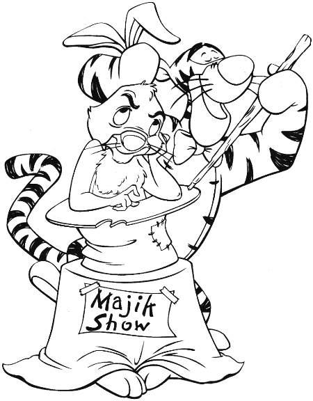 Tigger In Majik Show