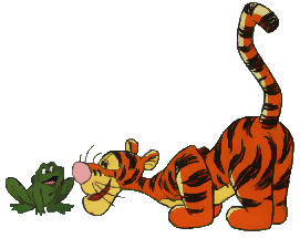 Tigger Looking At Frog