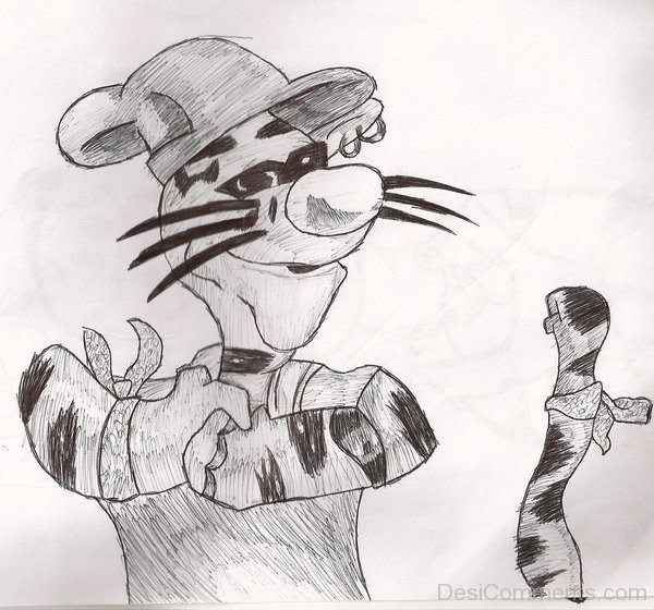 Tigger Wearing Goggles-DESI6075