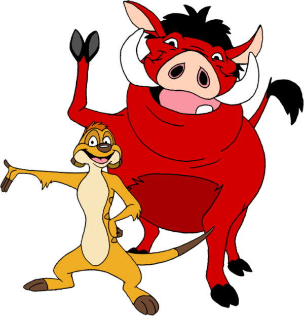 Timon And Pumbaa Dancing