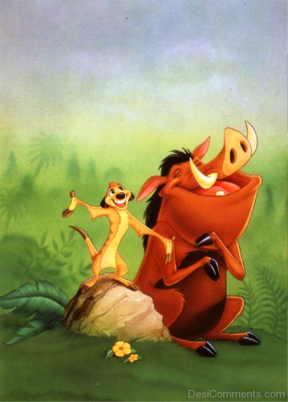 Timon And Pumbaa Laughing Picture 