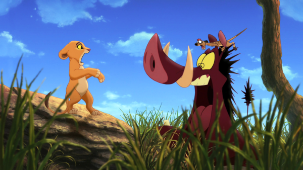 Timon And Pumbaa Looking Shocked At Kiara