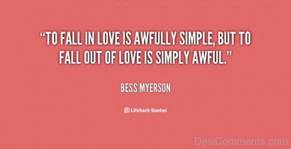 To Fall In Love Is Awfully Simple - DC455